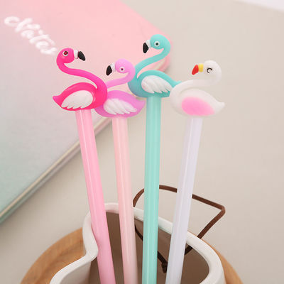 kupować Silikonowy Flamingo Creative Gel Ink Pen 0,5 mm Cute Neutral Pen Do Biura Szkoły produkcja online