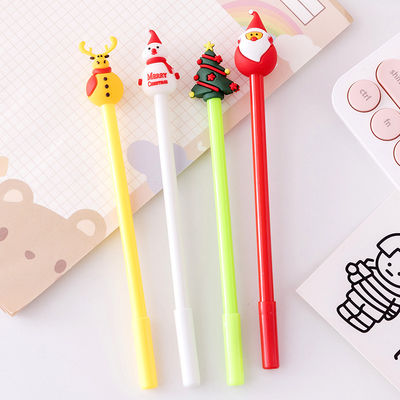 Buy Christmas Creative Gel Ink Pen 0.5mm Santa Claus Snowman Tree Black Gel Ink Pen online manufacture