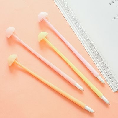 購入 クリエイティブなキノコスタイル シリコンジェルペン 0.5mm 可愛い輝く中立ペン 文具 オンライン製造