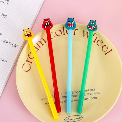 kaufen Lustiger süßer Halloween-Signatur-Stift 0,5 mm Schwarze Tinte Geschenk Monster Gel-Stift für Kinder Online-Herstellung