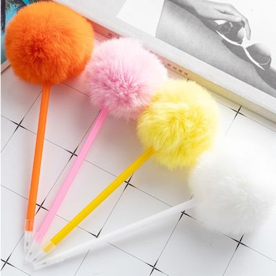 kaufen Schöne bunte weiche Flusspin Plastik Kugelschreiber 1.0mm Schlanke Fass Geschenk Kugelschreiber Online-Herstellung