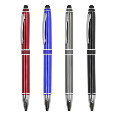 comprar Escrín de punta de bala de pantalla táctil de metal de 1.0 mm Papelería de punta de bala 2 en 1 lápiz de lápiz Fabricación en línea