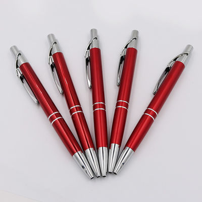 Buy Customizable Aluminum Ball Pen Red Classic Design Metal Ballpoint Pen Logo Pen online manufacture