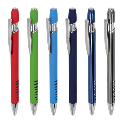 Mua Stylish Press Metal Ballpoint Pen Click Soft Touch Promotional Aluminum Ball Pen sản xuất trực tuyến