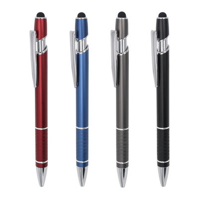 Buy Touch Screen Metal Aluminum Ballpoint Pen 2 in 1 Maggi Pen Multiple Colors Logo Ball Pen online manufacture