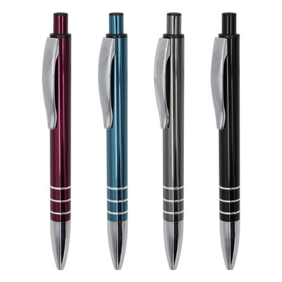 Buy Classical Aluminum Ball Pen Smooth Writing Comfortable Holding Metal Office Pen online manufacture