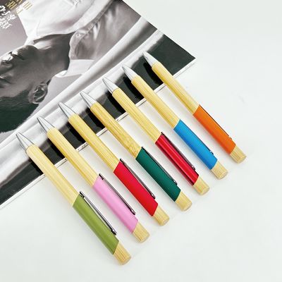 comprare Stampa ambientale a colori multipli Tipo Bambù Penna a sfera Stampa Logo Clicca Penna a sfera fabbricazione online