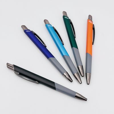購入 プレス アルミゲルペン 0.5mm 多色方形樽 メタルニュートラルペン 文具供給 オンライン製造