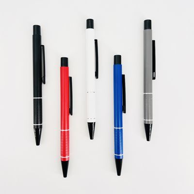 Buy High End Simple Aluminum Ballpoint Pen Spray Painting Smooth Writing Ball Pen online manufacture