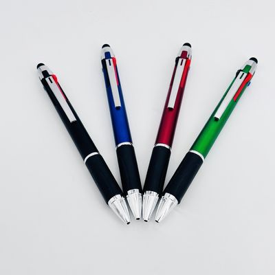Buy 4 Colors In 1 Capacitive Ballpoint Pen 0.5mm Press Multi-functional Ball Pen For Office School online manufacture
