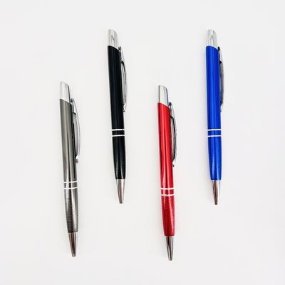 Buy Aluminum Press Ballpoint Pen 1.0 mm Metal Barrel Gift Pen Stationery Supply online manufacture