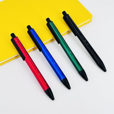 Buy Hot Sell Aluminum Ballpoint Pen With Laser Print Logo Press Promotion Logo Pen online manufacture