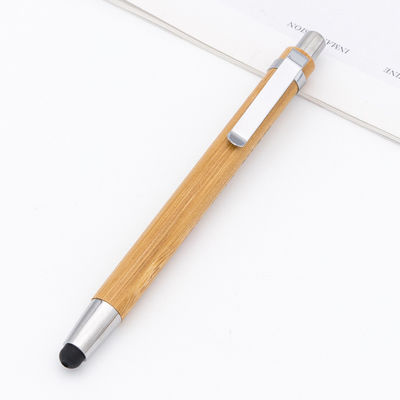 Beli Eco friendly Bamboo Pen Light Weight Screen Touch Ball Pen Multi fungsi Pen stylus pembuatan online