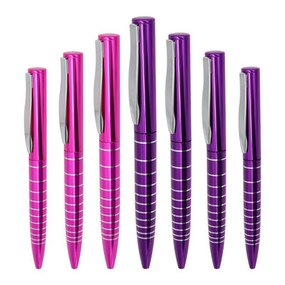 Buy Promotional Twist-type Metal Ballpoint Pens With Blue Ink 1.0mm Advertising Office Gift Pen online manufacture