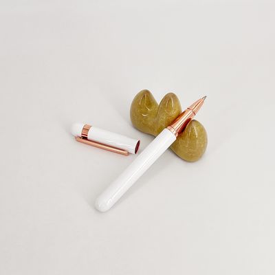 comprare Penna a rotolo per scrittura liscia in metallo di fascia alta con portacomodo in oro rosa bianco fabbricazione online