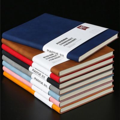 Buy Customizable A5 A6 B5 Velvet PU Leather Cover Notebook for Business Gifts School Supplies online manufacture