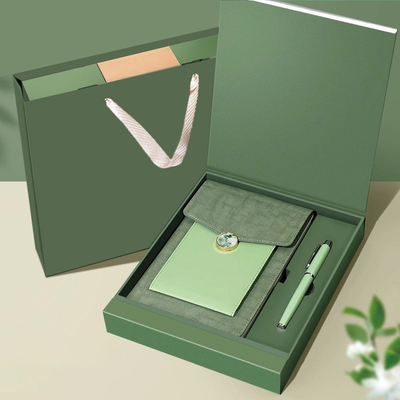 Buy 3D Color Clasp Customization Notebook Multi-Pocket Design Gift Box Pen Thermos Set online manufacture