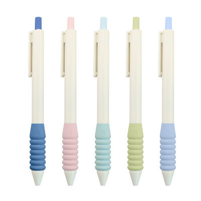 Sponge Grip Plastic Neutral Pen 0.5mm Simple Design Press Signature Pen